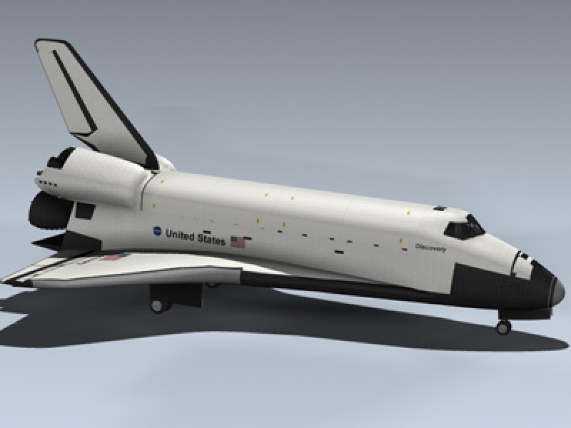 Space Shuttle Discovery 3d Model by Mesh Factory